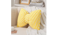 Bow Pillow Puffed Bowknot Pillow Symmetrical