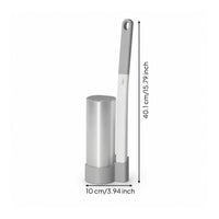 Toilet Wand with Disposable Heads Replaceable Disposable Toilet Bowl Brush Cleaner Hygienic Convenient for Bathroom