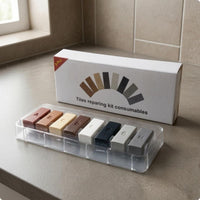 8 Pieces Tile Repair Kit Rectangular Putty Repair Blocks Colored