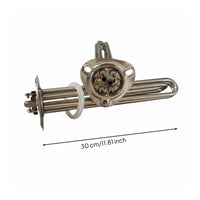 Triangular Flange Heating Tube SUS304 Stainless Steel for Food Warmers