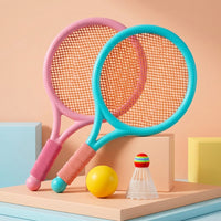Kids' Racket Set for Outdoor Sports - Badminton and Tennis Rackets for Preschoolers and Kindergarten