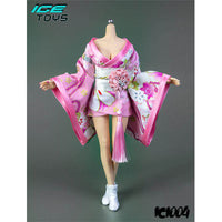 现货 ICE TOYS 1/6 IC1004 兵人包胶素体女和服浴袍长款短款和式