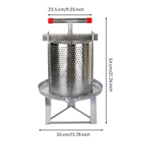Stainless Steel Honey Press Long-Lasting Manual Honey Press Heavy-Duty