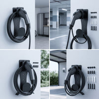 Type 2 Charger Dock with Cable Hook Space-Saving EV Charger Holder with J-Hook EV Charging Holder Easy Install