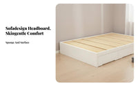 Moistureresistant Gas raise Bed Frame Space-Saving Design Storage foundation Slatted Base Bedroom Furniture Wood Slat Support for Apartment Dwellers, Homeowners, Students, Small Living Spaces, Guest Room