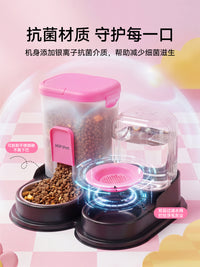 猫咪饮水机流动不插电水壶猫碗猫喂水小狗狗饮水器宠物自动喂食器