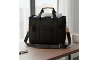 Multi-Pocket Canvas Diaper Tote Portable Crossbody Diaper Bag Lightweight Baby Travel Tote Easy to Clean for Shopping
