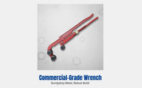 Quick-release commercial wrench with thread protection