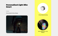 Brake tail light, waterproof, USB-C.