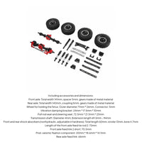 1/12 Scale Crawler Adjustable Shocks for Rock Crawling, All-Terrain