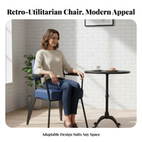 Upholstered Armchair with Angled Legs Factoryinfluenced & Design Business-Grade Furniture Retro Design Rustresistant Finish