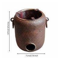 Hand-Hammered Tea Heater Textured Hand-Hammered Copper Teapot Food Safe