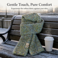 Retro Blended Knit Scarf for Autumn/Winter - Warm & Soft Neck Warmer
