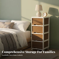 Wheeled Storage Tower long-lasting Rolling Storage Cart With casters for Narrow Spaces