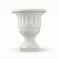 Floral Vase with Pedestal Fluted Decorative Vase Classic for Weddings, Florists