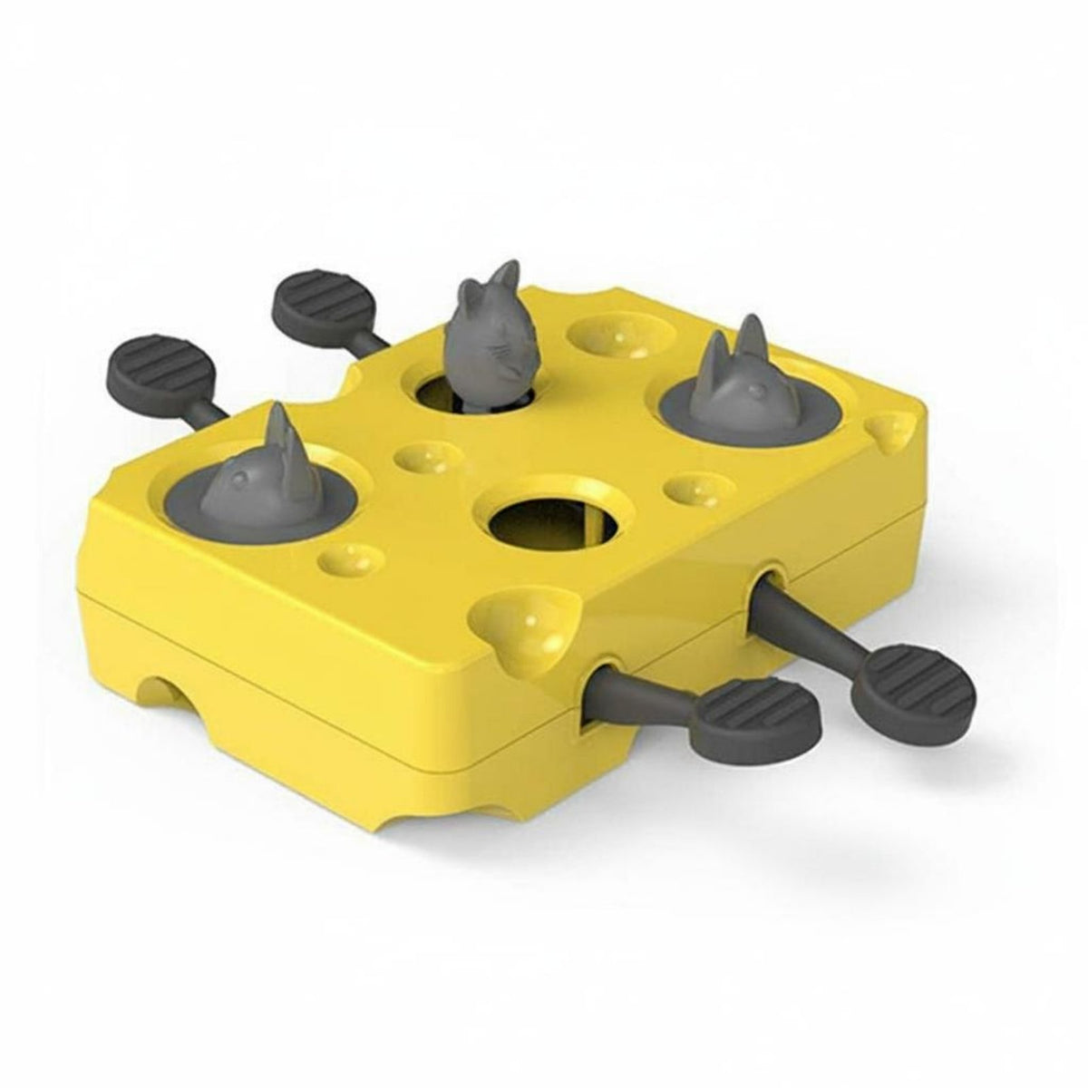 Cat Hit-and-Seek Toy Boredom Breaker Interactive Cat Puzzle Box Easy to Hygienic Pet Supply for Cats, Dogs, Indoor