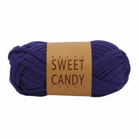 Variegated Textile Yarn DIY Crafting Multicolor T-Shirt Yarn Easy to Work with Knitting Material for Crafters, Hand Weaving