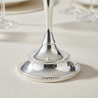 Gold Metal Candelabra Romantic 5 Arm Candelabra Easy to Assemble for Hotel