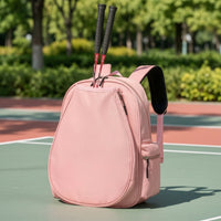 Structured Badminton Racket Bag Padded Badminton Backpack Comfortable Racket Backpack with Pockets Compact for Commuters