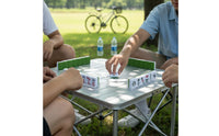 Mini Mahjong Set Lightweight Mini Chinese Mahjong Set Long-Lasting Sleek Feel for Travelers, Camping