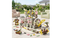 DIY Screw Toy with Train Base Hands-on Take Apart Toy Train STEM Building Set Fine Motor for Children, Toddlers, Girls, Home, Playroom
