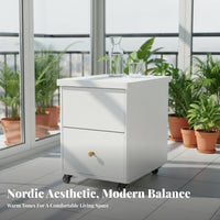 Convertible Lift-Top Table Nordic Aesthetic Lift-Top Rolling Desk