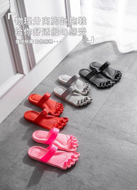 夏季新款五指拖鞋套趾防臭防滑拇指外翻矫正室内外穿女浴室凉拖鞋