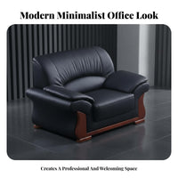 3 Pieces 3-Piece Sofa and Table Set Modern Design sectional Guest Sofa Minimalist design Office Furniture for Businesses, Homeowners, Lobby, Waiting Room