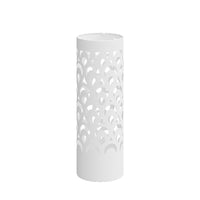 Iron Umbrella Stand with Hollow Design for Home Entryway