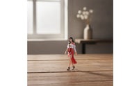 Color-Printed Miniature Girl Figurine Painted Character Model Mini Female Figure for Tabletop Layouts