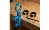 Aluminum Alloy Drill Fixed Stand Clamp Mount Drill Clamping Stand Hex Key Included for Workbench