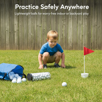 Mini Golf Practice Balls ABS Plastic Lightweight Desktop Entertainment