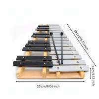 Xylophone with Mallet 25-Note Xylophones with Bag Aluminum Glockenspiel for Beginners, Students, Classroom, Home