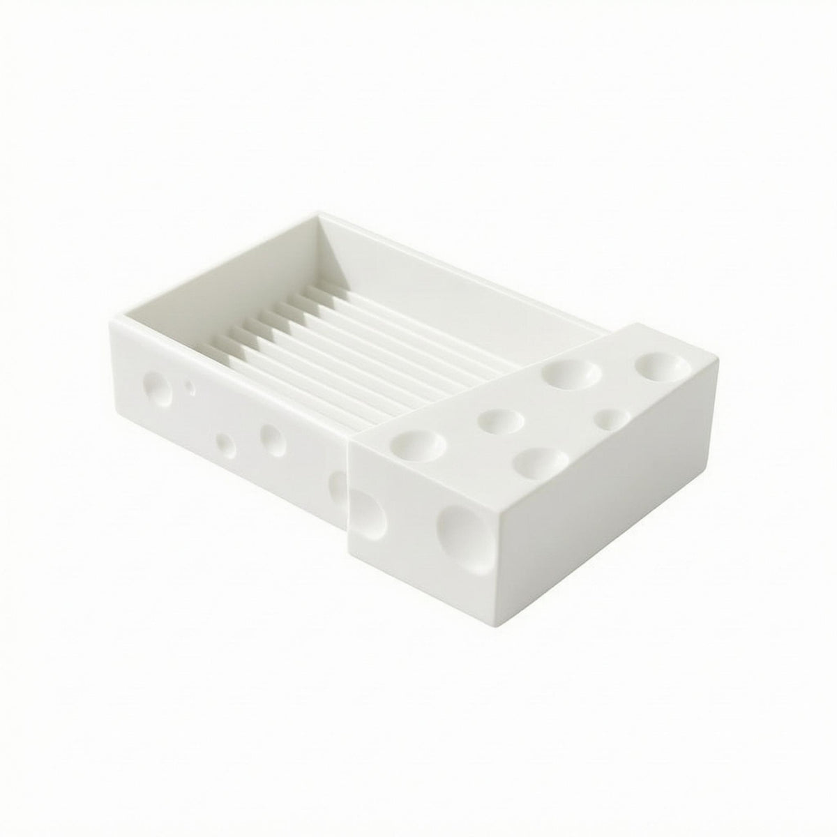 Bead Tool Box Matte Finish Slotted Tray Storage Box Rounded Edges