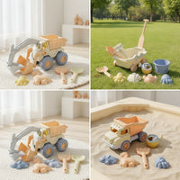 Eco-Friendly Toy Construction Vehicle Interactive Toy Truck Outdoor Sand Play Vehicle Durable for Children, Toddlers, Children, Beach, Sandbox, Backyard