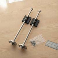 2 Pieces Detachable Telescopic Support Legs with Hardware Heavy Duty Fishing Box Legs Stable Stabilizer Leg Professional for Anglers