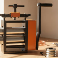 Hand-Cranked Manual Rolling Mill Adjustable Jewelry Rolling Press Sturdy Tool Smooth for Jewelers, Hobbyists, Workshop