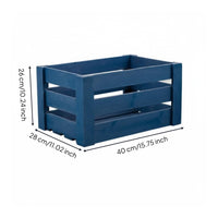 Fir Wood Crate Reinforced Accessible Wooden Box Display