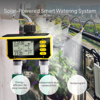 Solar Doublezone Automatic Watering System with Smart Timer