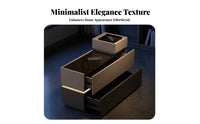 C-Shaped Storage Table Minimalist design aesthetic Sofa-Side Stand Space-Saving Easy Assembly for Homeowners, Students