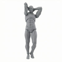 Movable Joints Figure Drawing Model Polished Molded Finish Poseable Body Figure for Artists