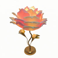 Flower Table Lamp Dimmable Flower Lamp Romantic for Nightstand