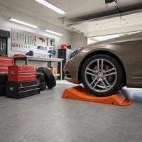2 Pieces Anti-Slip Tire Ramp High Load Capacity Car Tire Ramp Storage Use