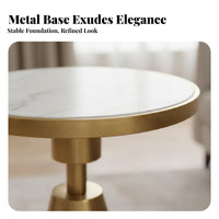 2 Pieces Nesting Table Set High-Low Combination Living Room Furnishing Sintered Stunit Top for Homeowners, Students, Lounge, Hotel Lobby, Small Spaces