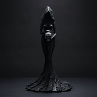 Witch Figurine Halloween Witch Statue Resin Gothic Fantasy Ornament for Mantel, Shelf