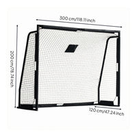 Steel Soccer Goal Rectangular Sports Equipment Heavy Duty
