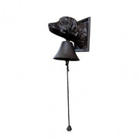 Cast Iron Bell Outdoor Use Rustic Hanging Bell Antique Finish for Garden