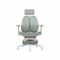 Reclining Chair with Footrest Ergonomic Design Computer Seat Adjustable Headrest rotate Base for Bedroom, Work from Home, Gaming
