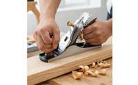 Manual Bench Plane Heavy-Duty Smoothing Plane Sharp Tool Precision for Woodworkers, Carpenters, Hobbyists, Woodworking, Furniture Making, Workshop