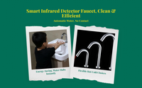 Sturdy Brass Touchless Infrared Bathroom Faucet